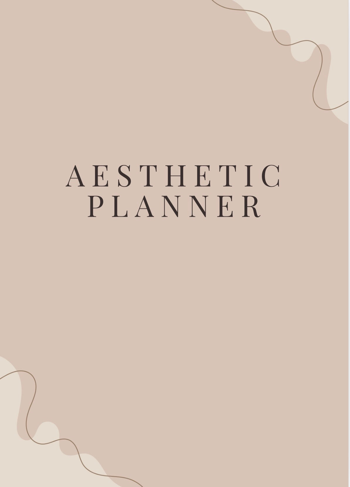Aesthetic Planner 2026  Digital PDF